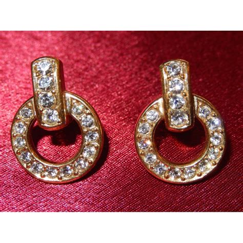 dior boucle d'oreilles|christian dior fashion earrings.